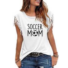 Soccer Mom Print Women Tshirt Cotton Casual Funny t Shirt For Lady Girl Top Tee  NA-289 2024 - buy cheap