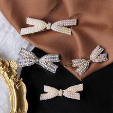 New pearl butterfly hairclips Korean bowknot versatile duck beak hairpin women's side bangs clip hair accessories for girls 2024 - buy cheap