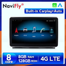 NaviFly 8+128G Android Car GPS Navigation Multimedia Player For Benz ML W166/GL X166 2012-2015 NTG 4.5 Built in Carplay + Auto 2024 - buy cheap