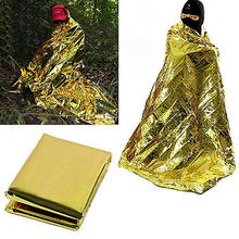 Outdoor Waterproof Emergency Bag Insulation Disaster SOS Aid Life-saving Survival Rescue Insulation Blanket Hike 210*140CM 2024 - buy cheap