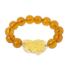 Feng Shui Citrine Gem Stone Wealth Pi Xiu Bracelet Attract Wealth and Good Luck 2024 - buy cheap