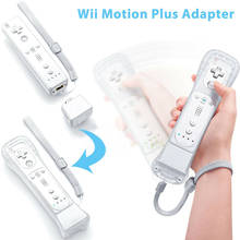 Adaptador de controlador de Sensor Remote Motion Plus + funda de silicona para Nintendo Wii, accesorios para gamer 2024 - compra barato