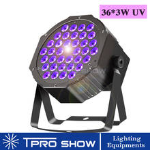 UV LED Light DJ Sound Party Lights DMX Disco Light 36x3w Led Blacklight Lamp Strobe Dimming Stage Lighting Effect For Home Club 2024 - buy cheap