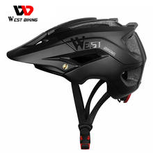 WEST BIKING MTB Bike Helmet Safety Cycling Road Bicycle Equipment Ultralight Sunshade Hat Integrally Molded Cycle Helmets Men 2024 - buy cheap