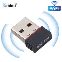 Kebidu-tarjeta de red externa, receptor inalámbrico, Dongle, RTL8188, 150Mbps, USB, Wifi, LAN, para PC, ordenador portátil 2024 - compra barato