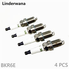 4 PCS Nickel Alloy Spark Plug For TATA INDICA 1.4 i  BKR6E 2024 - buy cheap