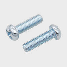M3 M4 blue white zinc plating phillips round head screw bolt cross pan top screws semicircle bolts 6mm-50mm length 2024 - buy cheap