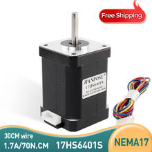 Free shipping 17HS6401S nema17 stepper motor  hybrid stepper motor 1.8A  0.73NM 60mm 2-phase 4-wire for 3D printer accessories 2024 - buy cheap