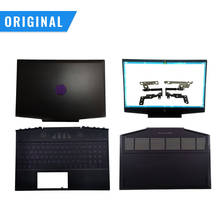 Cubierta superior trasera LCD para HP Pavilion, bisagras de teclado, bisel, TPN-C141, salida de aire, 15-DK, L57174-001, nuevo, original 2024 - compra barato