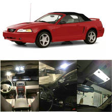 Внутренние светодиодные лампы для 2000 Ford Mustang Ranger aurus Windstar карта купольный светильник светлая дверь светлая Перчаточная коробка 2024 - купить недорого