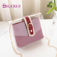 DIGERUI Casual Transparent PVC Jelly Shoulder bags for Women 2020 Brand Travel Crossbody Bags Mobile Phone Change Purse 2024 - buy cheap