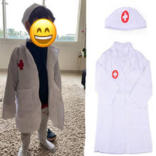 Dentist Work Wear Children Surgical Uniform Halloween Cosplay Costume Kids Girl Boy Toys Set Party Role-play Lab Uniform Gown 2024 - buy cheap