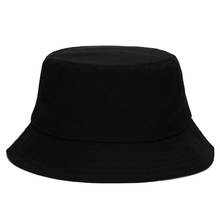 Cotton Bucket Hats Women Branded Sunscreen Panama Hat Men Pure Color Sunbonnet Fedoras Outdoor Fisherman Hat Beach Cap New 1 Pc 2024 - buy cheap