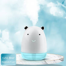 Cute Bear Humidifier USB Air Diffuser Mini Portable Aroma Essential Oil Diffuser Desktop Aromatherapy Mist Maker Air Purifier 2024 - buy cheap