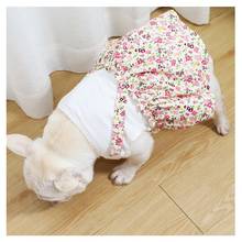 Buldogue francês vestido de flor do cão de estimação roupas de verão para pequenos cães médio filhote de cachorro chihuahua yorkie corgi pug roupas saia lac16 2024 - compre barato