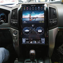 Для Toyota Landcruiser 2015 16 дюймов Tesla головное устройство 2 Din автомобильное радио Bluetooth экран Android 9 GPS навигация мультимедийный плеер 2024 - купить недорого
