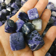 Beautiful Natural Blue-vein Stone Sodalite Crystal Tumble Stones Polished Healing Crystal Gemstones For Home Decoration 2024 - buy cheap