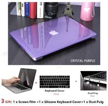 Crystal Laptop Case For Apple Macbook Air Pro Retina 11 12 13 15 16 inch laptop bag, For New Mac book Pro 16 Case A2141+Gift 2024 - buy cheap