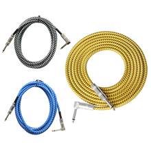 Cable de bajo para guitarra eléctrica, accesorio de enchufe de 3M, 6,5mm, para Piano eléctrico 2024 - compra barato