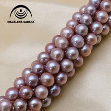 MADALENA SARARA 5-6mm AAA Freshwater Pearl Genuine Natural Pearl Pink White Purple For DIY Jewelry Making 18" Factory Wholesale 2024 - buy cheap