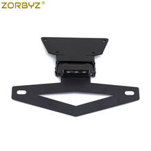 ZORBYZ-Soporte de luz trasera de Metal para Benelli Leoncino, 1 Juego, negro, para matrícula, 250 2024 - compra barato