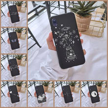 Black Heart Cat Dandelion Star Back Cover For Huawei Y5 Y6 Y7 2019 Soft Silicone Phone Case For Huawei Y9 Y7 Y6 Pro Prime 2019 2024 - buy cheap