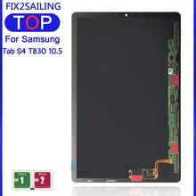 Tela lcd sensível ao toque para substituição, para samsung galaxy tab s4 10.5, t820, t835 100%, 10.5 polegadas 2024 - compre barato