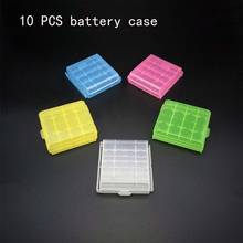 10 Pcs Battery Holder Case AA AAA Batteries Plastic Storage Box Cover For 14500 10440 Battery Organizer Container 2024 - buy cheap