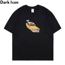 Dark Icon-Camiseta con estampado de calle para hombre, camisa de manga corta de algodón negro, ropa de verano, 2020 2024 - compra barato