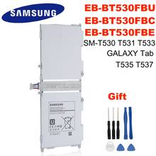 Carregador para tablet samsung original, bateria para galaxy tab4 tabletes t533 t535 t531 t535 t537 6800mah 2024 - compre barato