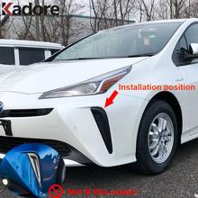 For Toyota Prius 2019 2020 Hatchback ABS Chrome Front Head Fog Light Lamp Eyebrow Cover Trim Foglight Eyelid Trims Car Styling 2024 - buy cheap