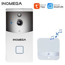 INQMEGA-videoportero inalámbrico Tuya, cámara de seguridad para el hogar, timbre con alarma, Control remoto, visión nocturna, wifi inteligente 2024 - compra barato