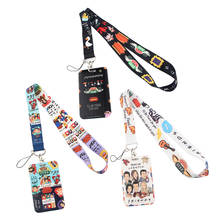 1pc ZF2408 TV Show Friends Fashion Lanyards ID Badge Holder Bus Pass Case Cover Slip Bank Credit Card Holder Strap Cardholder 2024 - buy cheap