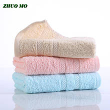 Toalla facial de alta calidad para ducha, paño absorbente de regalo para el hogar, 4 colores disponibles, 34x75cm, 100% algodón, 3 unids/lote 2024 - compra barato