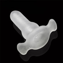 Hot Silicone Hollow Anal Plug Dildo Sleeve Penis Anus Stimulation Butt Plugs Prostata Dick Massage Male Masturbator Sex Products 2024 - buy cheap