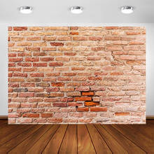 Red Brick Wall Retro Photography Background Rustic Vintage Brick Children Backdrops for Photo Studio Photoshoot Print Backdrop 2024 - buy cheap