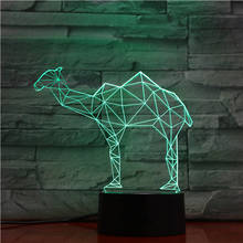 3D LED Night Light Puzzle Deer with 7 Colors Light for Home Decoration Lamp Amazing Visualization Optical Illusion Light 1532 2024 - buy cheap