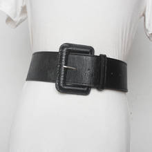 2019 Fashion PU Leather Vintage Waist Belts for Women metal buckle wide strap body Women cummerbund corset belt female accessory 2024 - buy cheap