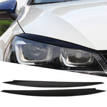 Car Styling Headlights Eyebrow Eyelids ABS Chrome Trim For Volkswagen VW GOLF 7 MK7 GTI 2pcs/Lot 2024 - buy cheap