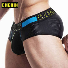 CMENIN Sexy Fashion Gay Men Underwear Briefs Mesh Breathable Soft Cotton Pouch Underpants Cueca Male Panties Mens Lingerie OR489 2024 - buy cheap