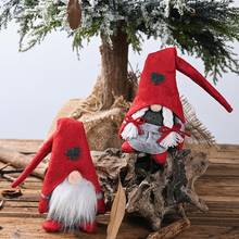 Natal santa gnome boneca de pelúcia, escandinavo tomte, natal, elfo, nano 2024 - compre barato
