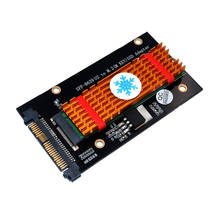 NVME M.2 SSD M ключ к U.2 адаптеру с M.2 SSD охлаждение M2 NVME PCI-E SSD к PCI-Express 4x X16 U.2 SFF-8639 адаптер для компьютера 2024 - купить недорого