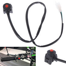 22mm interruptores de encendido del manillar motocicleta Universal Botón 12V ATV fuera de carretera Motocross Dirt Bike Controller 2024 - compra barato