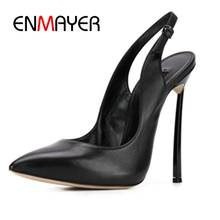 ENMAYER Pointed Toe Casual Slip-On  Sexy Heels Women Shoes Tacones Mujer  Ladies Shoes  Zapatos Mujer Tacon  Size 34-40  ZYL2574 2024 - buy cheap