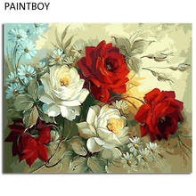 PAINTBOY Framed Picture DIY Oil Painting By Numbers On Canvas DIY Digital Canvas Oil Painting Wall Art Painting And Calligraphy 2024 - buy cheap