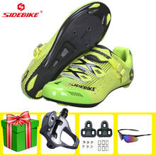 SIDEBIKE Road Cycling Shoes Men Sneakers 2021 Unisex Breathable Self-Locking Bike Bicycle Shoes Sapatilha Ciclismo SPD -SL Shoes 2024 - buy cheap