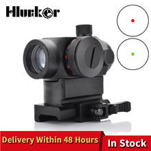 Hunting Tactical QD 1X22 Reflex Red&Green Dot Scope Sight With Quick Riser Mount Quick Detach Holographic Collimator Dot Scopes 2024 - buy cheap