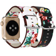Модный полевой ремешок для часов iwatch для Apple Watch серии 1 2 3 4 Кожаный ремешок 38 мм 42 мм 40 мм 44 мм серия 5 2024 - купить недорого