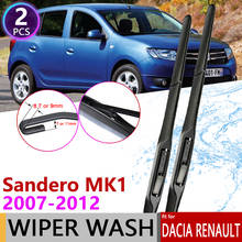 for Dacia Renault Sandero MK1 2007~2012 2008 2009 2010 2011 Front Windscreen Windshield Wipers Car Wiper Blade Car Accessories 2024 - buy cheap
