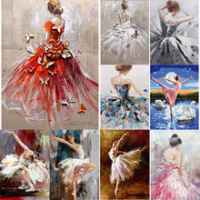 DIY Ballet Position 5D Diamond Painting Full Round/Square Rhinestone Mosaic Romantic  Embroidery Cross Stitch Wall Art 2024 - buy cheap